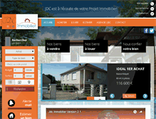 Tablet Screenshot of jdc-immobilier.com